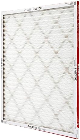 Frigidaire PureAir® 20x25x1 MERV 8 Allergen Electrostatic Pleated Air Conditioner HVAC AC Furnace Filters - 6 Pack (exact dimensions 19.81 X 24.81 X 0.81)