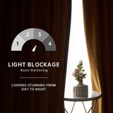 Topfinel Velvet Blackout Curtains Gold Brown Room Darkening Soundproof Insulated Curtains 84 Inch Long, Mordern Luxury Drapes for Living Room, Thick Back Tab Rod Pocket 2 Panels Christmas Winter Decor