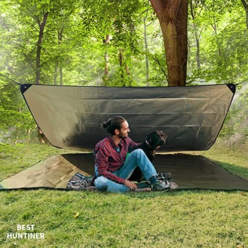 Heavy Duty Survival Blanket -Multifunctional Reflective Tarp Thermal Blanket - 60" x 83" Waterproof Sandproof for Camping Hiking Outdoors Multifunctional Emergency Blanket…