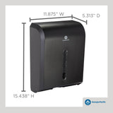 Georgia-Pacific Combi-Fold Paper Towel Dispenser, 56650A, Black