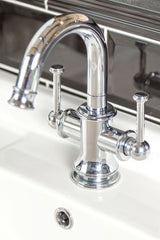 Spoutford Bathroom Traditional Chrome Plated Basin Sink Mono Tap Includes Click Clack Waste