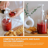 Fastrack Half Gallon Glass Jug Laundry Detergent Dispenser – Airtight Screw-Top Container | Non-Slip Base | Detergent Pump Dispenser or Syrup Pump | Eco Friendly Food Grade