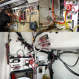 12 Gauge Marine Wire,12 AWG Duplex Marine Grade Wire,30ft Tinned Copper Boat Electrical Cable for Boat/Automotive/RV/Camper/Trailer Outdoor Use