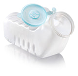 Urinals for Men with Translucent Lid – 32 Oz. Bottle – 6 Pack-Male Urinal Bottles with Glow in The Dark Lid– Durable and Reliable – Practical Design – for Camping, Travel People… (6 Pack, 32, Fl Oz)