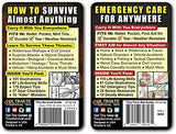 Tiny Survival Guides: A Life Insurance Policy in Your Pocket - The Ultimate “Survive Anything” Everyday Carry: Emergency, Disaster Preparedness Micro-Guide (1 Tiny Guide & 1 Tiny Field Guide)