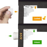 Vmaisi 20 Pack Magnetic Cabinet Locks Baby Proofing and 2 Keys