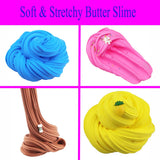LKAXYTP 24 Pack Butter Slime Kit, Party Favor Supplies, Super Soft, Non-Sticky, Goody Bag Toy, Prize for Girl and Boys Ages 6+, Christmas Stocking Stuffers