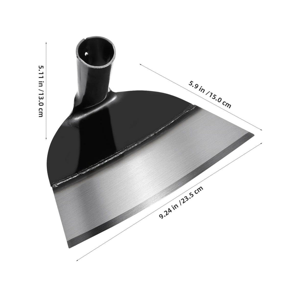 DOITOOL Hand Hoe Head Hoe Garden Tool Heavy Duty Agriculture Farming Head Round Eye Hoes Remove Grass Planting Digging Gardening Tool Weeding Hoe Head for Agriculture