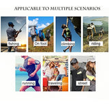 Generic Outdoor Wide Brim Sun Hat with Solar Fan-Fishing Hat with 2 Solar Powered Fan, Solar Powered Fan Hat for Outdoor (US, Alpha, Large, A-Dark Grey)