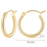 Hoop Earrings, Huggie Hoop Earrings for Women, Hypoallergenic Lightweight Small Hoop Earring for Womens 14mm/16mm/18mm (16mm)