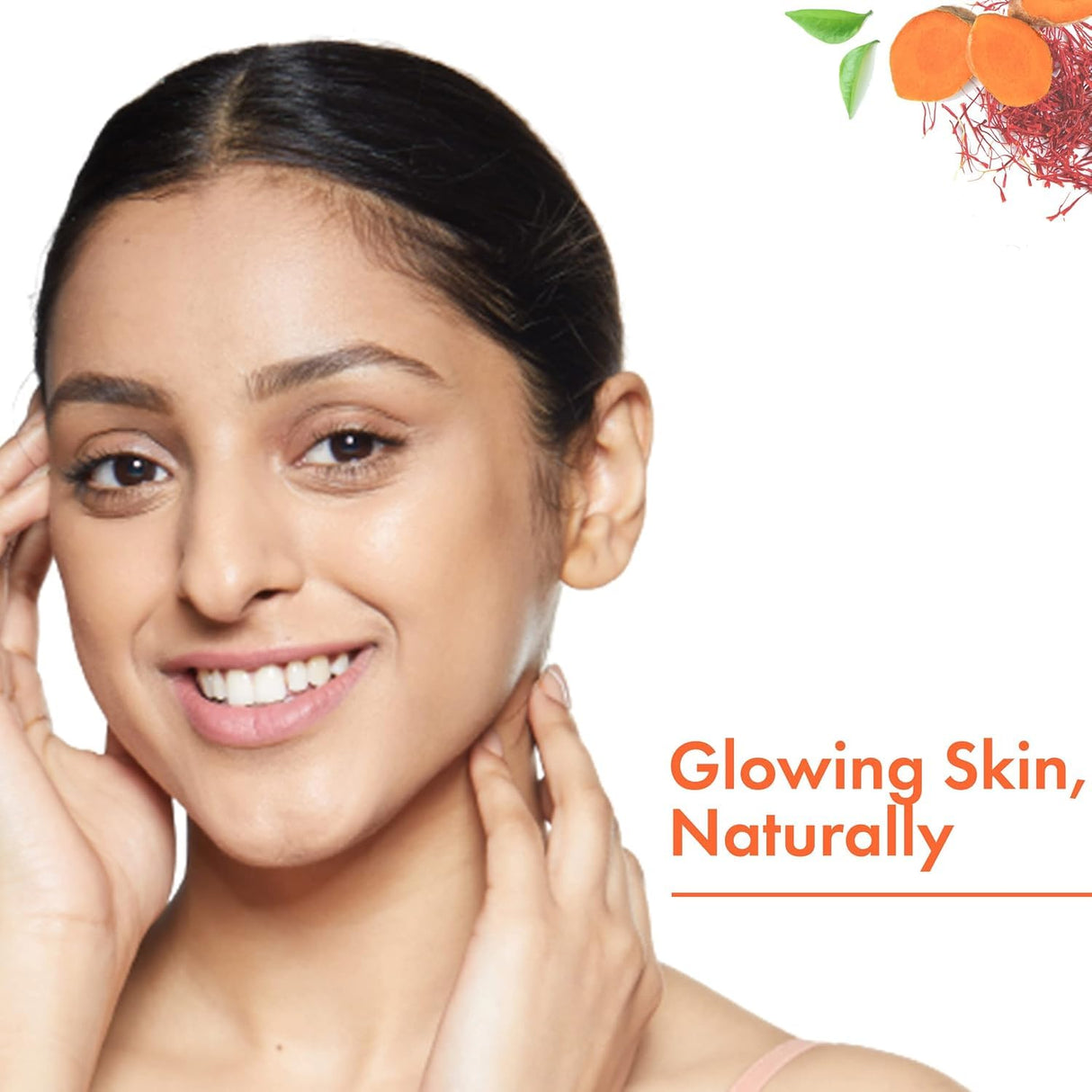 Good Vibes Ubtan Insta Glow Powder for Face | Hydrating Pack with Turmeric Saffron & Sandalwood | Suits All Skin Types | No Parabens Sulfates & Mineral Oil | 5.29 Oz/150g