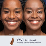 Estée Lauder Double Wear Stay-in-Place 24-Hour Long-Wear Matte Foundation Makeup, 1 Fl Oz, 6W1 Sandalwood