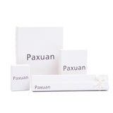 Paxuan Womens White Clear Rhinestone Crystal Wedding Bridal Bridesmaid Bracelet Jewelry Link Tennis Bracelet