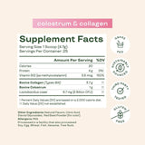 Bloom Nutrition Bovine Colostrum Powder with Vitamin B-12 for Gut Health, Immune Support, Hair Growth & Beauty Supplement | Strawberry, 25 Servings