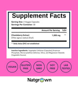 Natgrown Vitex Chasteberry Supplement for Women 1,000 mg - Agnus Castus Chaste Tree Vitex Berry Fruit Extract Capsules - 60 Ct