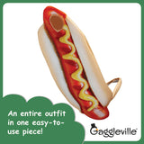 Fox Valley Traders Gaggleville Hot Dog Goose Outfit, Fits Large 23" H Statue