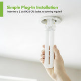 (Pack of 4) 13W CFL Light Bulbs – Single Tube, 2-Pin GX23 Base, 5000K Bright White – Compatible with Sylvania CF13DS/850, Philips PL-S 13W/850, GE F13BX/850