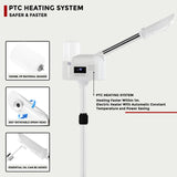 Hovinke Professional Facial Steamer On Wheels for Esthetician, Touch Screen Vaporizador Facial Steamer with Hot Mist&Timer Function, Spa and Home Use