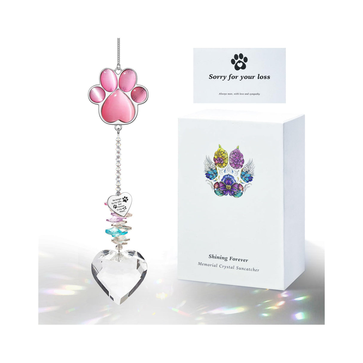 Dog Memorial Gifts, Pet Memorial Suncatcher, Loss of Dog Sympathy Gift