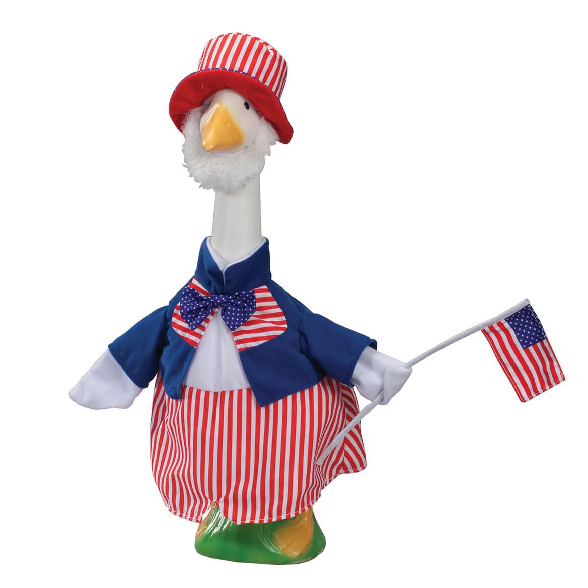 Gaggleville Uncle Sam Goose Outfit, Fits Large 23" H Statue, by Fox Valley Traders