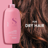 Alfaparf Milano Semi Di Lino Moisture Nutritive Low Shampoo - Sulfate Free Shampoo for Color Treated Hair - Moisturizing Hair Shampoo for Dry Hair - Paraben & Paraffin-Free (1000 ml / 33.8 oz)