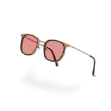 BRADDELL FL-41 Photochromic Rose Migraine Light Sensitivity Glasses for Fluorescent LED Glare & Concussion