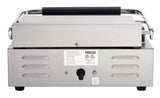 Kratos Commercial Electric Panini Sandwich Grill with Grooved Plates, 14" x 9" Cooking Surface, Commercial Countertop Panini Press, 120V, 1750W (29Y-020)