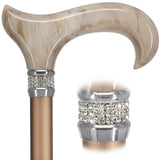 Pearlz Designer Adjustable Cane (Champagne)