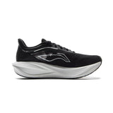 LI-NING FEIDIAN 5 Challenger Women's Running Shoes Boom Fiber Lightweight Breathable Non-Slip Racing Sneakers Black/Standard White US 6