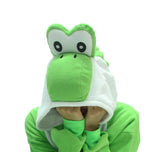 XXL Adult Unisex Green Yoshi Kigurumi Onesie Suit Halloween Christmas Anime Pajamas Yoshi Cosplay Costumes Disfraz Couple