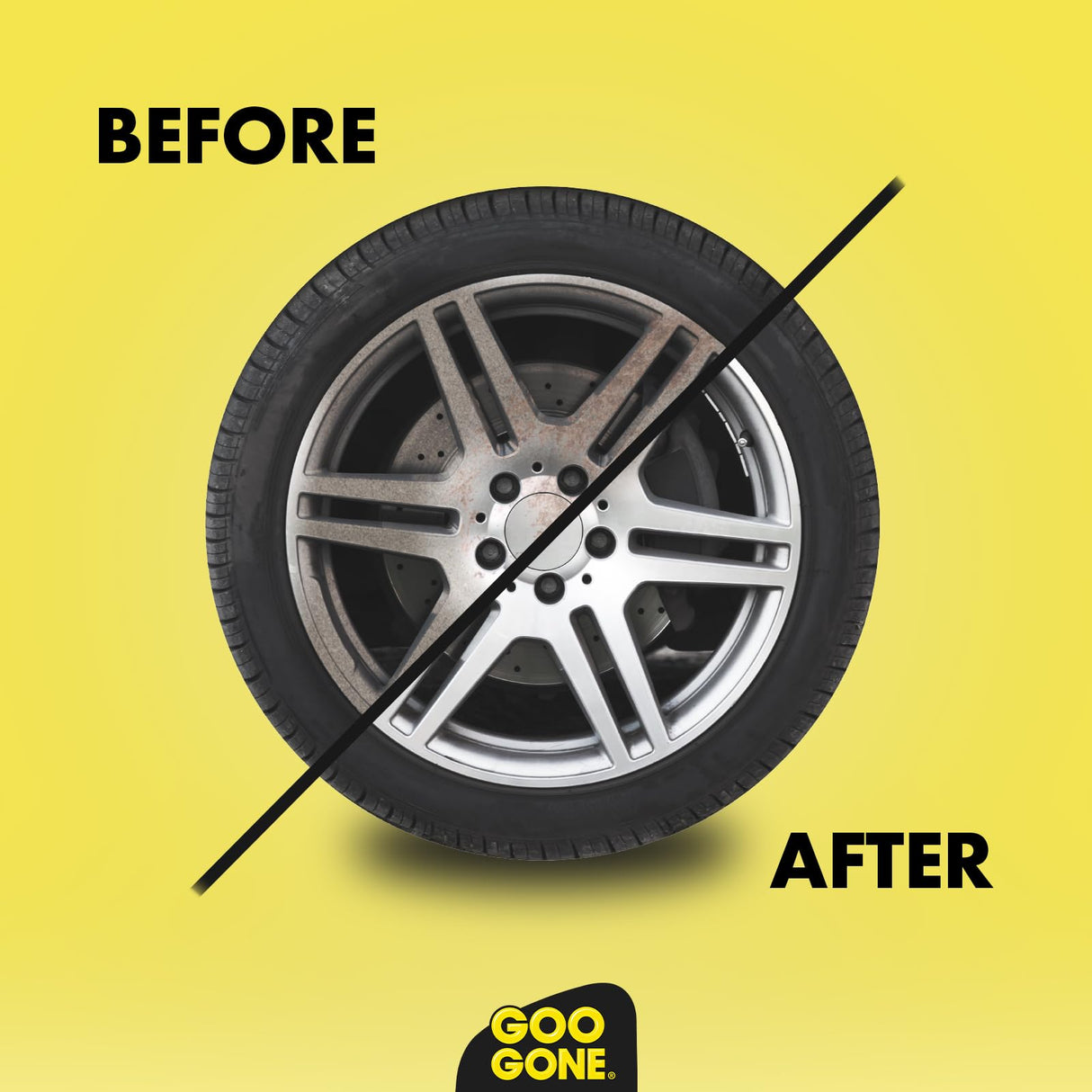 Goo Gone Automotive Adhesive Remover, Goo & Grime Cleaner for Bumper Stickers, Decals, Tree Sap, Brake Dust, Bird Droppings, Gum, Spray Paint, Asphalt, 24 oz with MicroFiber Buffing Towel