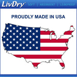 LivDry 2XL Overnight Adult Diapers for Women and Men, XXL Incontinence Underwear, 60”-80" Waist, Disposable Pull-On Briefs, XX-Large, 48 Pack