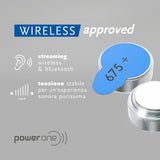 Powerone size 675 Hearing Aid Battery No Mercury made in Germany Genuine Pack 60