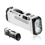 WUBEN X4 EDC Flat Flashlight with RGB Light, 1500 Lumens Mini Flashlight with Tactical Switch and Magnetic, IP68 Portable Pocket Clip USB C Flash Light for Camping, Checking, Emergencies