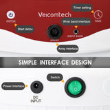 Ionic Foot Bath Detox Machine, Foot Detox Machine, Ionic Foot Spa Kit with 10 Ginger Tablets 2 Arrays 25 Tub Liners for Home use or Salon