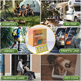 AOKE Portable Toilet Powder, Lemon 100 Pack Poo Gel for Camping Eco Absorbent Gel Liquid Waste Gelling and Deodorizing Powder, Emergency Toilet Waste Treatment for Outdoor Camping Hiking