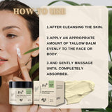 FRANDORA Beef Tallow & Honey Balm – All-Natural Moisturizer Hydrates and Nourishes the Skin, Grass-fed Beef Tallow Honey Balm blend - Ultra-Nourishing Moisturizer for Face, Body & Hands.