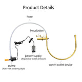 Generic Modern U-Shaped Head Spa Equipment Shampoo Bowl Waterfall Hydrotherapy Adjustable Fits Most Shampoo Basin Bed Massage Salon Equipment