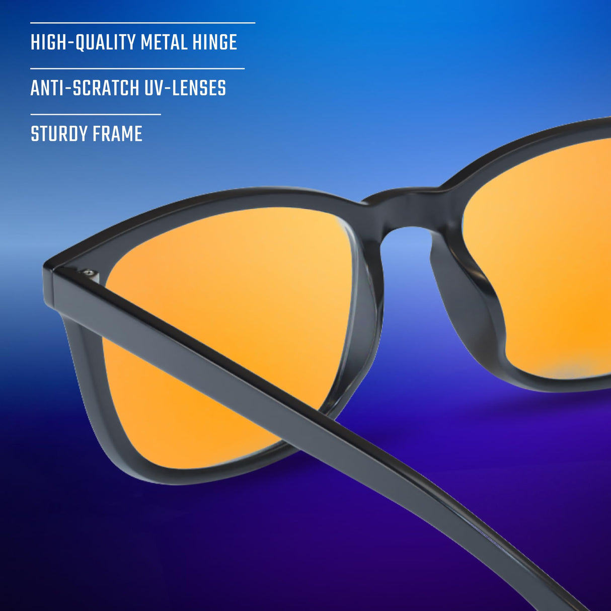 livho High Tech Blue Light Glasses - Advanced up to 99% Blue Light Blocking Computer Glasses - Anti Eyestrain & UV Glare