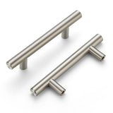 Ravinte 25 Pack 5" Cabinet Pulls Brushed Nickel Stainless Steel Kitchen Drawer Cupboard Pulls Cabinet Handles 5" Length with 3" Hole Center