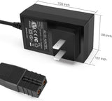 12.6V Charger for Ofuzzi Cyber Cordless Robotic Pool Cleaner Compatible with Ofuzzi Cyber/Cyber 1000/ Cyber 1200 / Cyber 1200 Por Automatic Robotic Pool Vacuum Cleaner Power Adapter