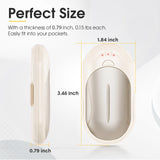 AI Hand Warmers Rechargeable 2 Pack, 20Hrs Long Safe Heat, AI Smart Chips Electric Hand Warmers, Portable Pocket Heater, Gifts for Christmas, Outdoor, Golf, Hunting, Camping Accessories