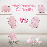 Piggy Bank Unbreakable Cute Pink Pig Money Bank Plastic Saving Coin Bank for Kids Christmas Birthday Toy Gift