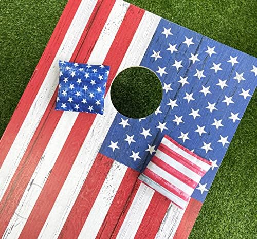 SPORT BEATS Cornhole Bags Set of 8 Regulation Weight & Size Corn Hole Bags Bean Bags for Cornhole Game Includes Carry Case