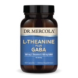 Dr. Mercola L-Theanine Plus GABA, 60 Capsules, Non-GMO, Gluten Free, Soy Free