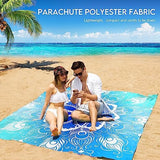 BYDOLL Beach Blanket 78''X81'' 4-7 Adults Oversized Lightweight Waterproof Sandproof Blanket for Beach Large Picnic Mat Travel Camping