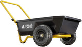 Gorilla Carts Poly Dump Cart, 2-Wheel Garden Wagon, 4 Cu Ft, 300lb Capacity