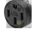 Hubbell HBL9450A Straight Blade Device Receptacle, RTP, Industrial Grade, 3-Pole 4-Wire Grounding, 50A 125/250V, 14-50R
