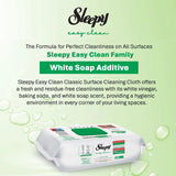Sleepy Easy Clean Multi Surface Cleaning Wipes - 2x White Soap, 2x Bleach, 2x Herbal Soap - 6 x 100pcs - Disposable - Pack