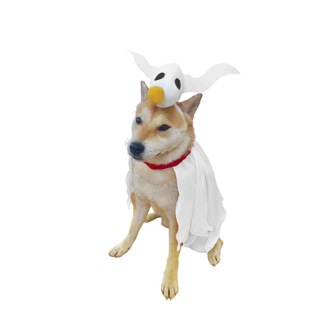 ComfyCamper Dog Ghost Costume - X Large Medium Small French Lab Night Lab Cosplay Halloween Christmas Costumes, Medium